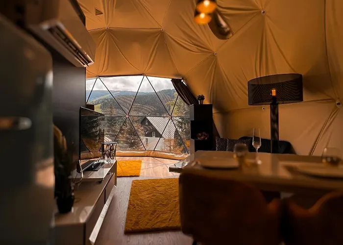 Glamping Spindl One&only Luxusní stan