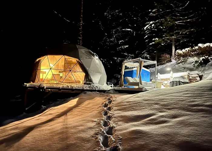 Luxury tent Glamping Spindl One&only Spindleruv Mlyn